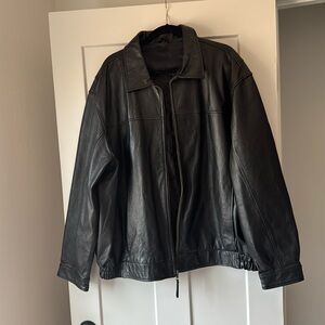 Classic Black Leather Jacket